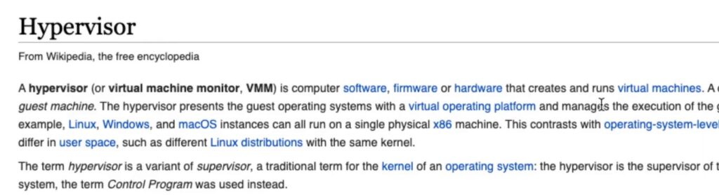 hypervisor
