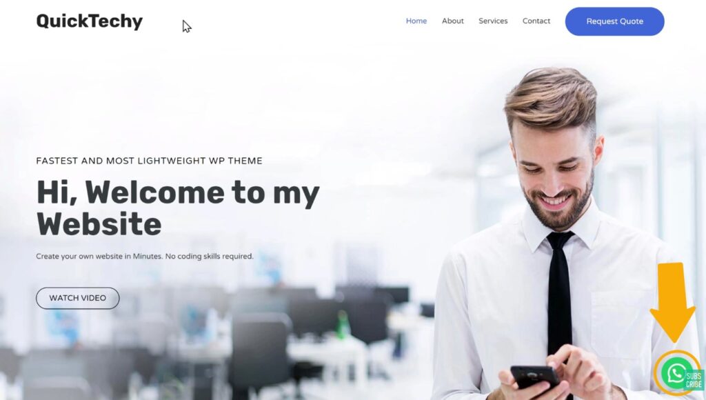computer whatsapp popup