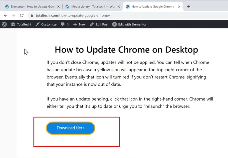Open Post and click refresh