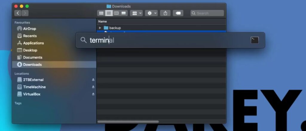 search terminal