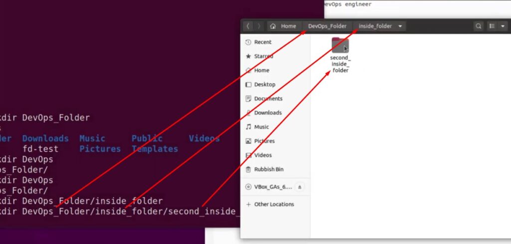 create folder inside a folder2