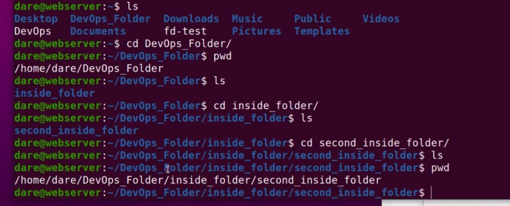 cd command