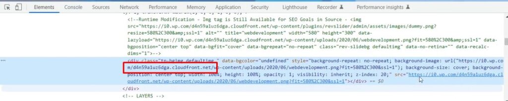 Inspect AWS Cloudfront configured